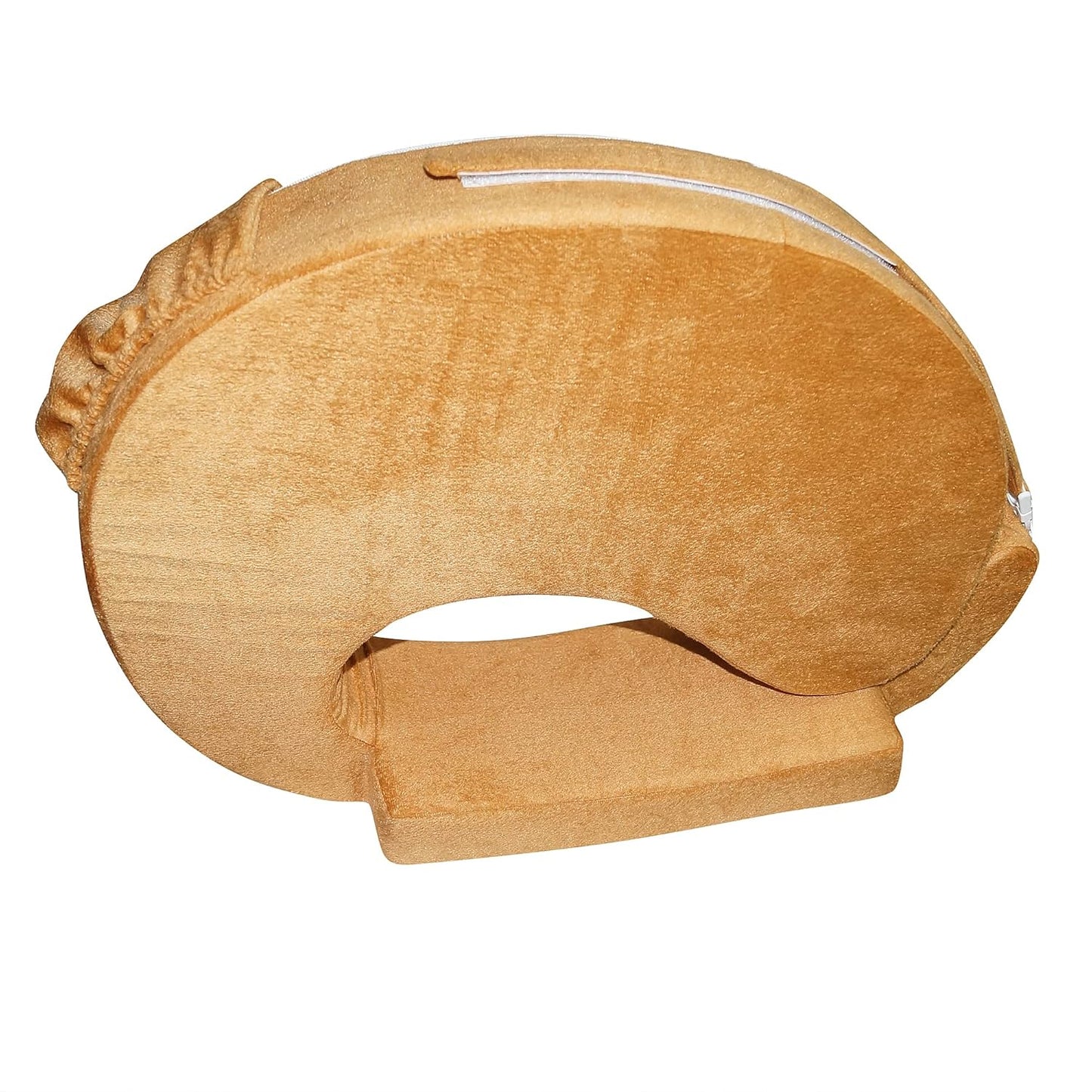 Nursing Pillow for Breastfeeding, Nursing and Posture Support with Pocket and Removable Slipcover - Gold