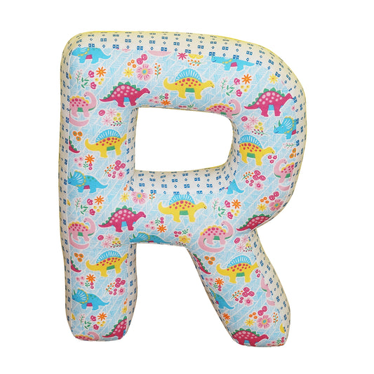 Alphabet Cushion R | Letter Pillow R | Handmade decorative Nursery BedroomSofa Couch | Letter Shape | Personalized Initial | | Wedding Birthday Gift