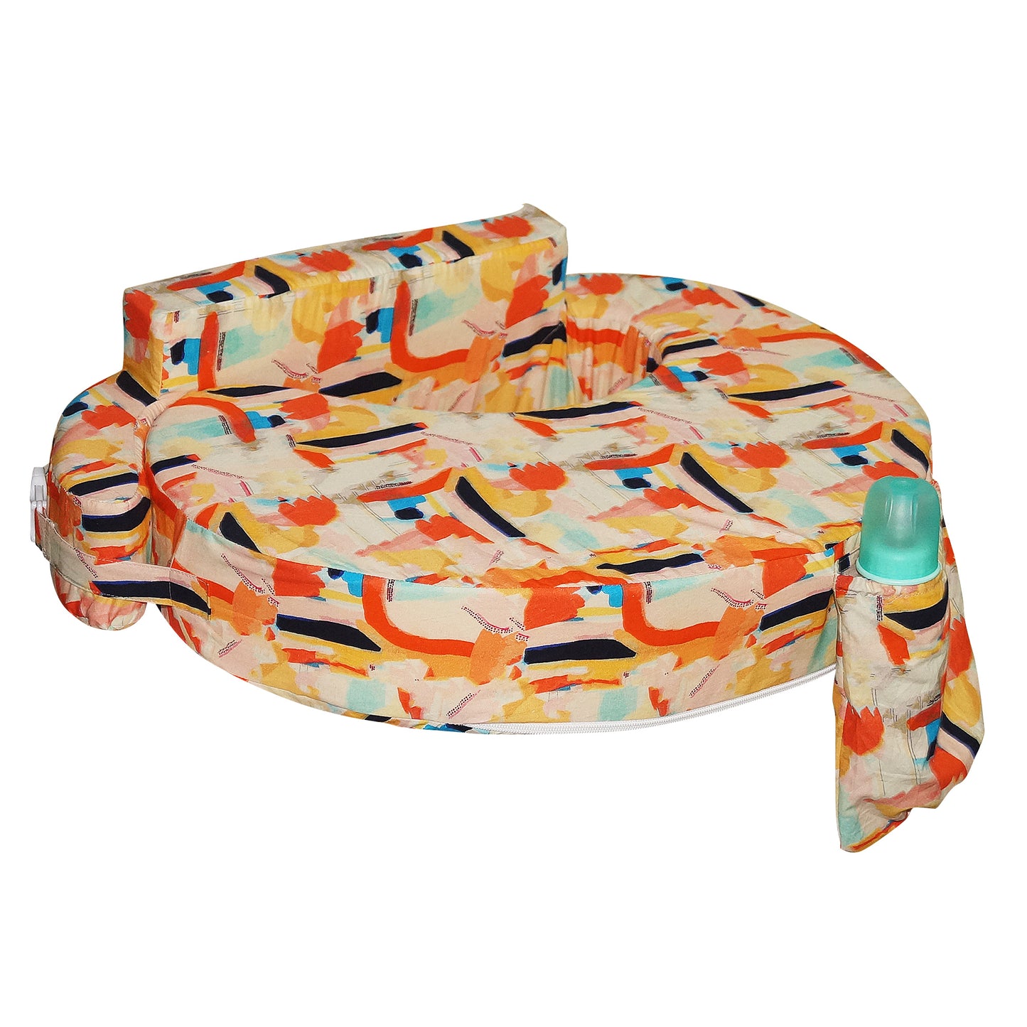 Nursing Pillow for Breastfeeding, Nursing and Posture Support with Pocket and Removable Slipcover - Ammie