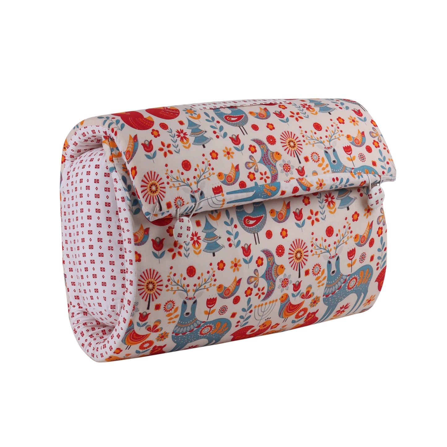 Cotton Bed in A Bag /Portable Baby Bed with pillow, Travel Bedding Set, Travel Friendly Infant Sleeping Bedding Set, Baby Sleeping Nest. Sleeping Bag for Kids Style Goose
