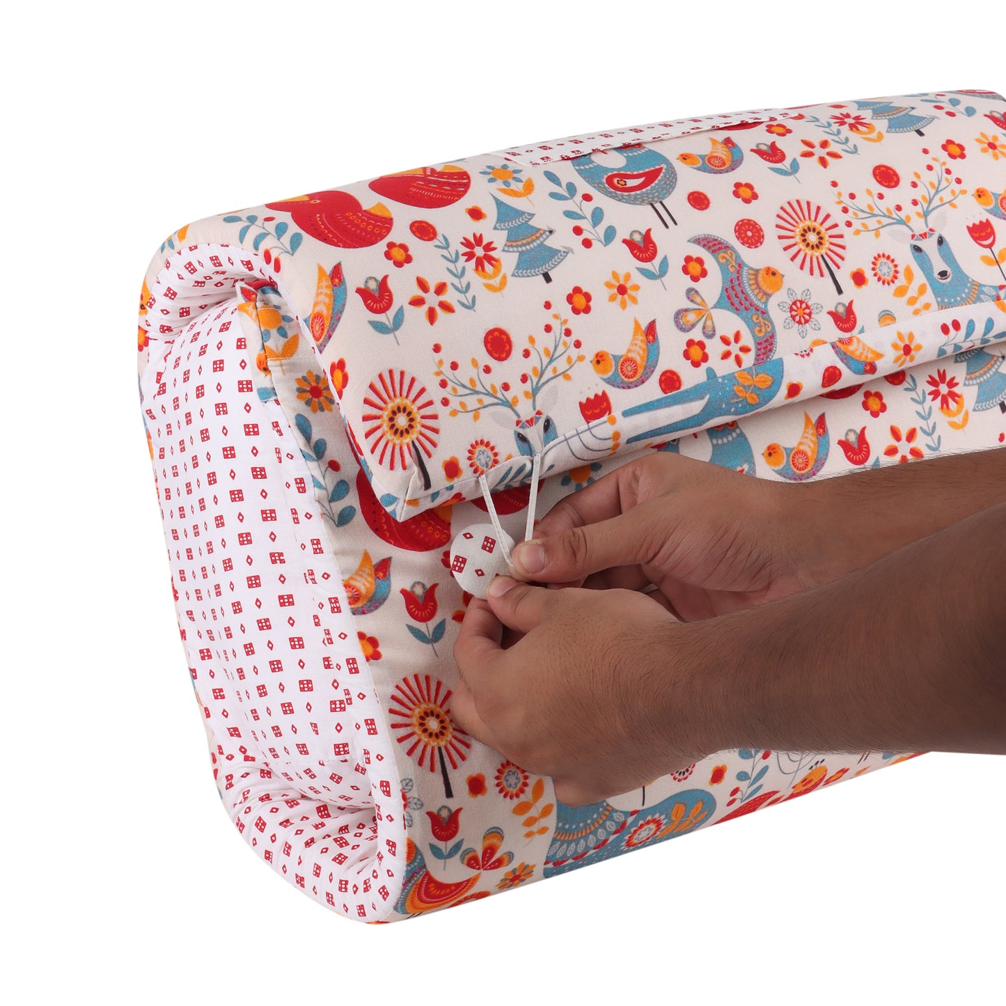 Cotton Bed in A Bag /Portable Baby Bed with pillow, Travel Bedding Set, Travel Friendly Infant Sleeping Bedding Set, Baby Sleeping Nest. Sleeping Bag for Kids Style Goose
