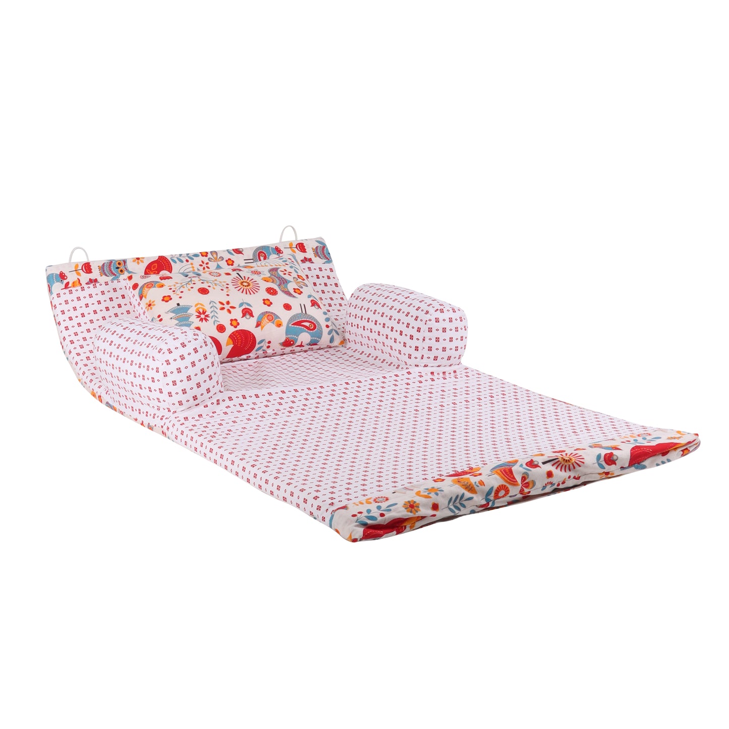 Cotton Bed in A Bag /Portable Baby Bed with pillow, Travel Bedding Set, Travel Friendly Infant Sleeping Bedding Set, Baby Sleeping Nest. Sleeping Bag for Kids Style Goose