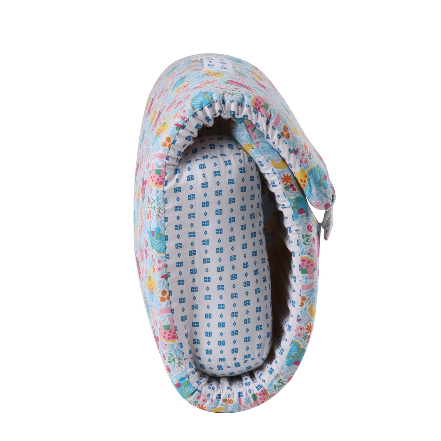Cotton Bed in A Bag /Portable Baby Bed with pillow, Travel Bedding Set, Travel Friendly Infant Sleeping Bedding Set, Baby Sleeping Nest. Sleeping Bag for Kids Style Dino