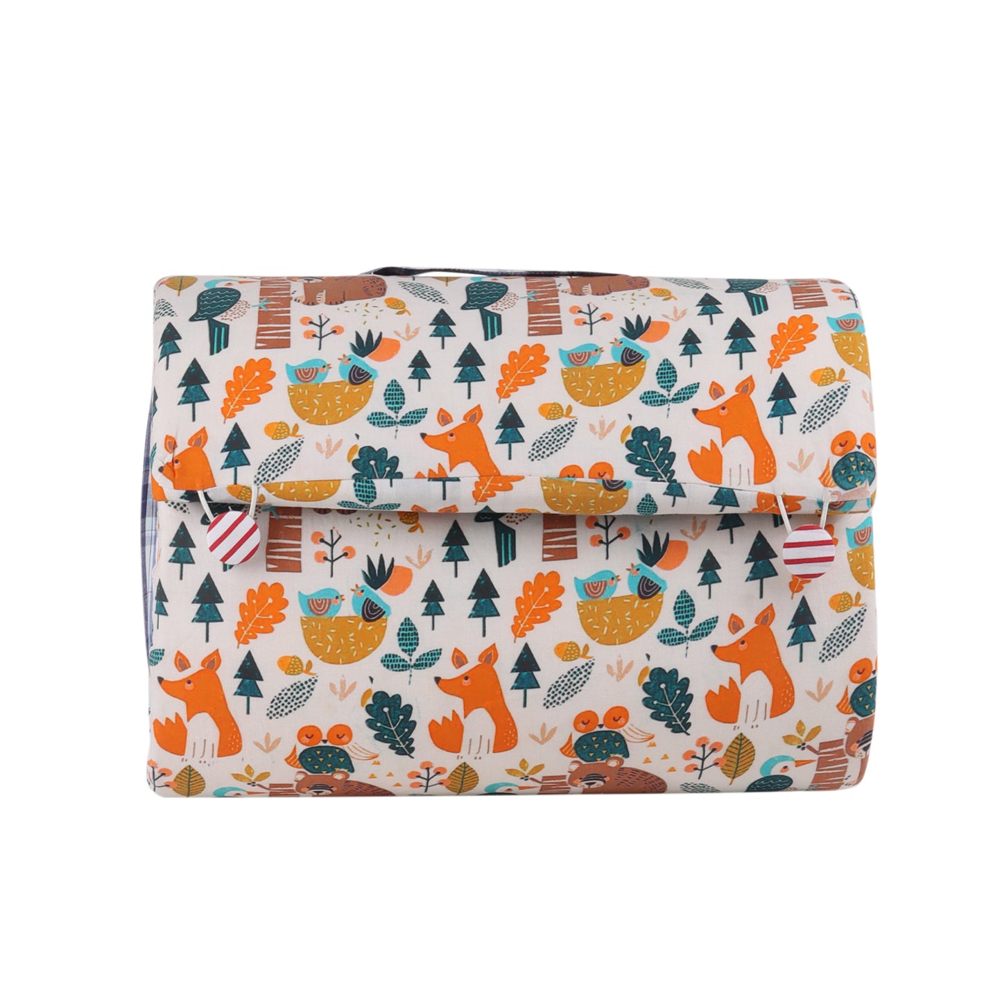 Cotton Bed in A Bag /Portable Baby Bed with pillow, Travel Bedding Set, Travel Friendly Infant Sleeping Bedding Set, Baby Sleeping Nest. Sleeping Bag for Kids Style Pandora