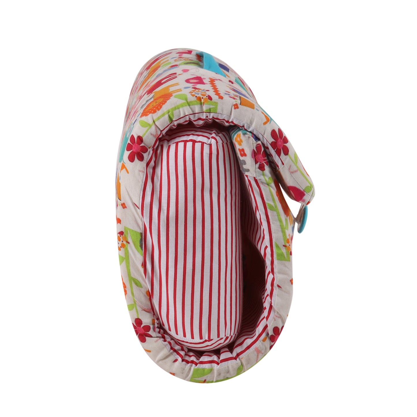 Cotton Bed in A Bag /Portable Baby Bed with pillow, Travel Bedding Set, Travel Friendly Infant Sleeping Bedding Set, Baby Sleeping Nest. Sleeping Bag for Kids Style Giraffe
