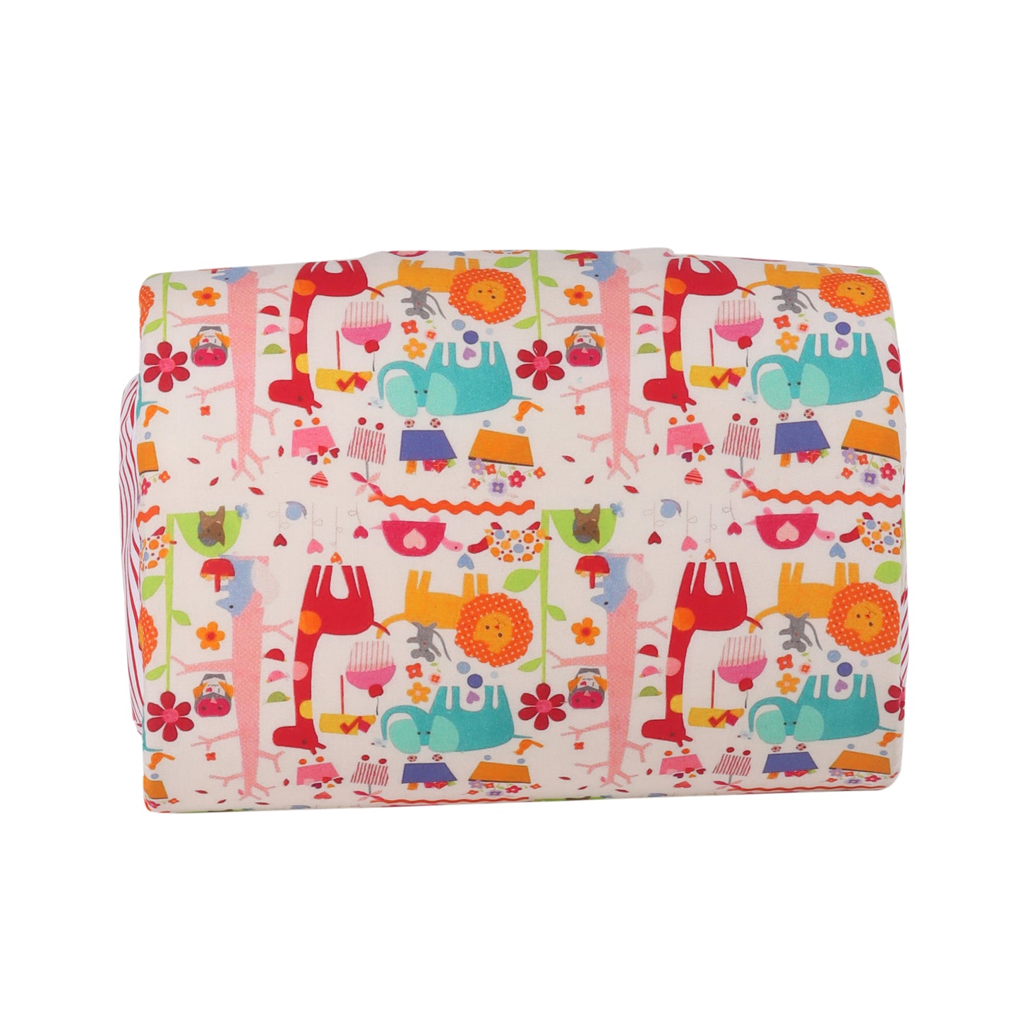 Cotton Bed in A Bag /Portable Baby Bed with pillow, Travel Bedding Set, Travel Friendly Infant Sleeping Bedding Set, Baby Sleeping Nest. Sleeping Bag for Kids Style Giraffe