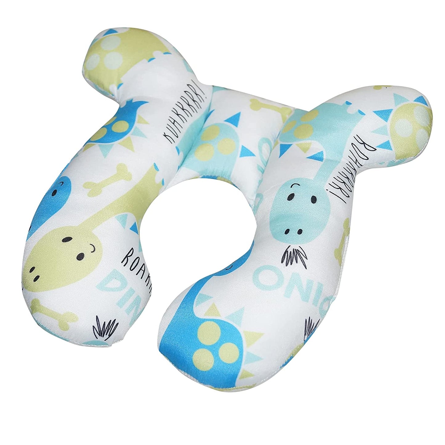 Baby Neck Pillows, Comfortable Baby Travel Head Neck Support Pillow for Car Seat Stroller Pushchair, Soft PP Cotton Travel Pillow for 0-1 Year Old Toddler Infant Newborn Esquire