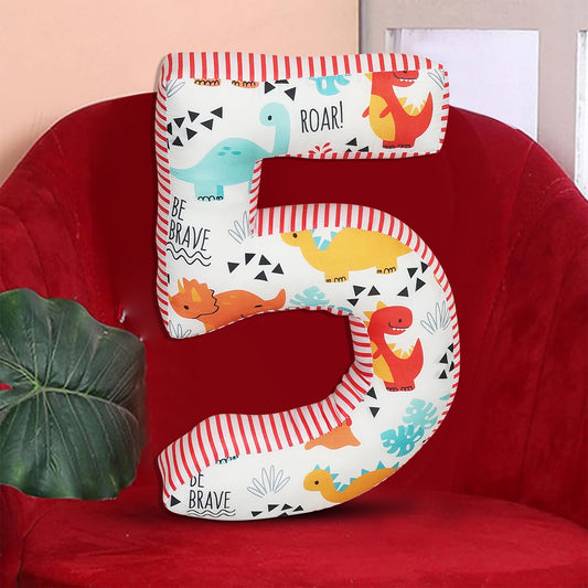 Number Cushion 5 | Number Pillow 5 | Handmade decorative Nursery Bedroom Sofa Couch | Number Shape | Personalized Number | | Wedding Birthday Gift