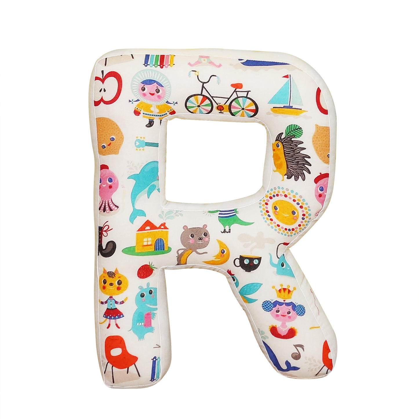 Alphabet Cushion R | Letter Pillow R | Handmade decorative Nursery BedroomSofa Couch | Letter Shape | Personalized Initial | | Wedding Birthday Gift