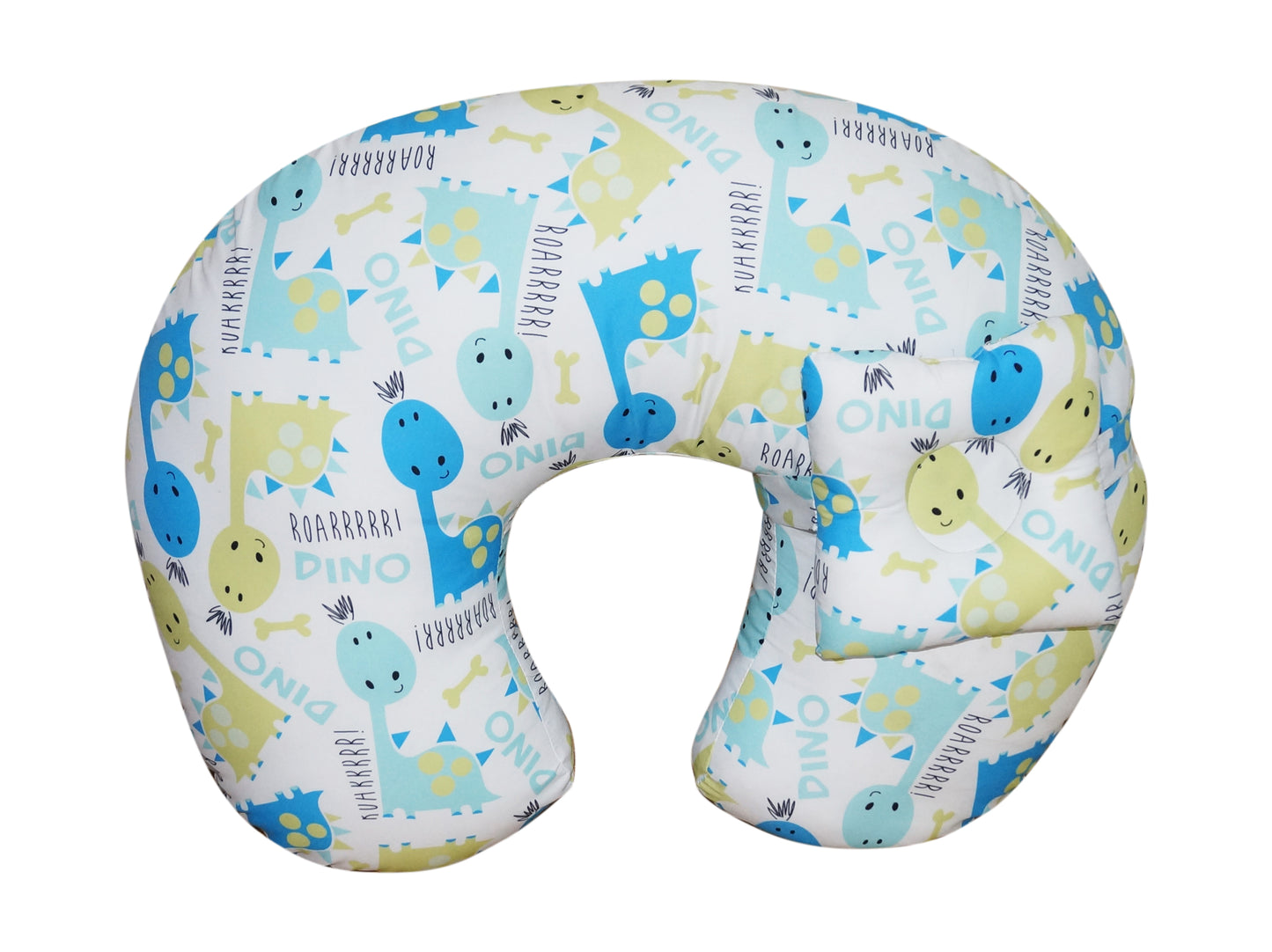 Nursing Pillow for Breastfeeding Baby, Multifunctional Breast Feeding Pillow with header, Cotton Removable Pillowcase, Style Esquire