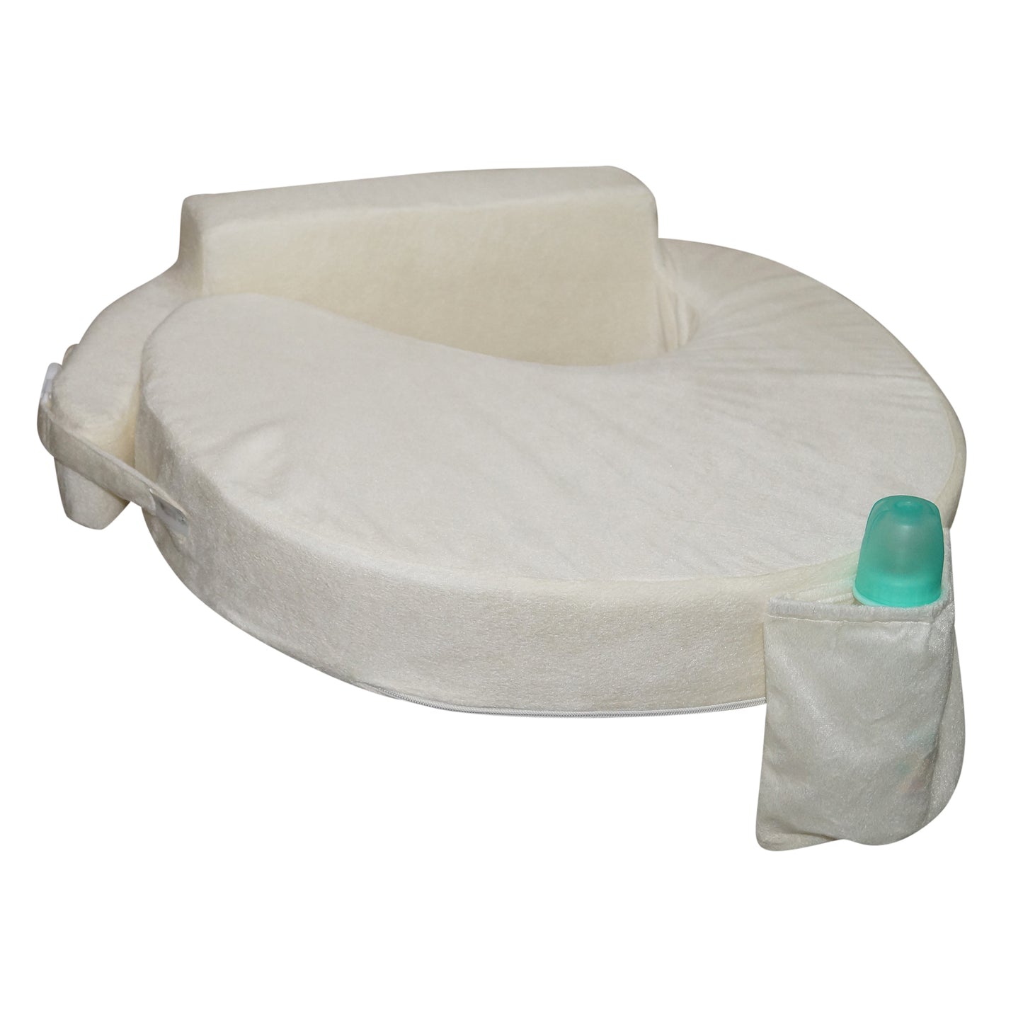 Oscar home Nursing Pillow for breastfeeding & bottle feeding, Enhanced posture support with double straps. Great for Breast feeding Moms. (Cream)