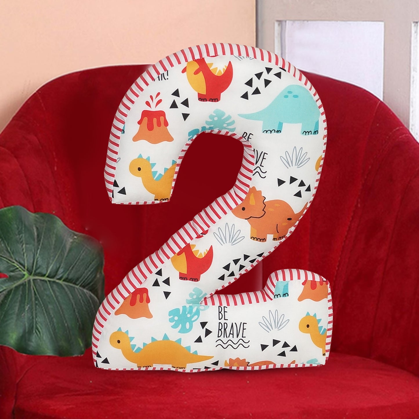 Number Cushion 2 | Number Pillow 2 | Handmade decorative Nursery Bedroom Sofa Couch | Number Shape | Personalized Number | | Wedding Birthday Gift